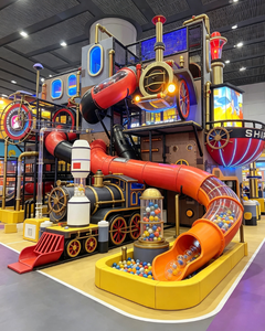 Équipement de terrain de jeux intérieur personnalisé pour enfants : Toboggan, parc de trampolines, château gonflable et aire de jeux souple pour centres commerciaux et maternelles - Product Image 5