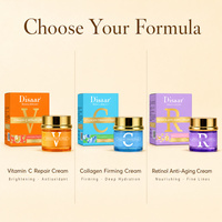Crème Visage Éclaircissante, Hydratante et Raffermissante Disaar au Collagène, Rétinol et Vitamine C – Hydratation Profonde et Fixation de l'Humidité – Crème Visage Nourrissante en Profondeur