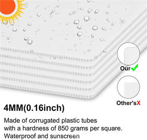 Láminas de Plástico PP Corrugado de 5mm Impresas e Impermeables, Paneles Publicitarios para Exteriores, Letreros de Jardín, Letreros de Césped, Anuncios de <span class=keywords><strong>Bandit</strong></span> - Product Image 2