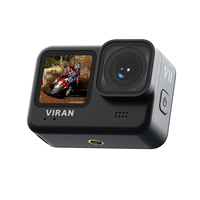 Caméra d'action 5K avec design breveté, commande vocale, double écran HD tactile, grand angle 170°, CMOS, étanche, pour le sport et le cyclisme