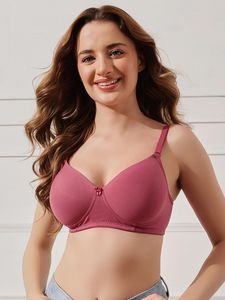 Sujetador sin costuras con relleno para mujer, suave, sin aros, cómodo para el día a día, transpirable, elástico, lencería, logotipo personalizado, OEM, ODM - Product Image 1