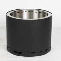 Foyer extérieur sans fumée en acier inoxydable avec barbecue pour patio et jardin