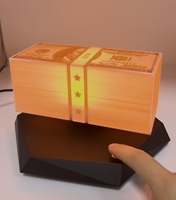 Lampe flottante Dollar Source Factory, veilleuse LED 3 couleurs, ornement de bureau créatif, cadeau souvenir de vacances, vente en gros
