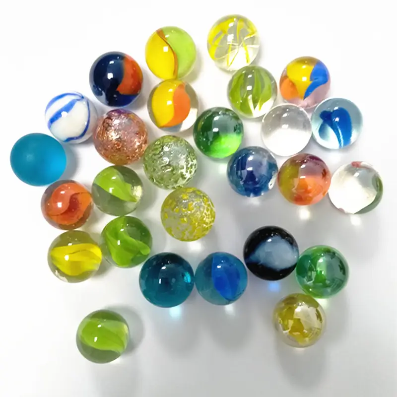 colorful glass marble mix color glass beads wholesale price