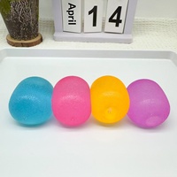Nouveau jouet anti-stress en caoutchouc givré en forme de bonbon, balle à récupération lente pour les jeunes (7-14 ans)