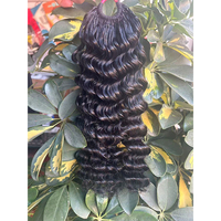 Extensions de cheveux humains brésiliens Remy Kinky Super Double Drawn, fixation micro-anneaux, sans traitement chimique, toutes couleurs