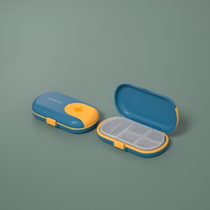 Bán Buôn Xách Tay Mini 2-Trong-1 Y Cutter Và Đa Chức Năng Hộp Thuốc Tổ Chức Hàng Tuần Y Lưu Trữ Trường Hợp - Product Image 6