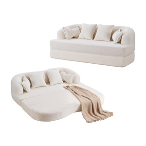 Canapé-<span class=keywords><strong>lit</strong></span>, courbes en forme de nuage crème, canapé modulaire confortable et moelleux, adapté aux salons, hôtels, bureaux et appartements - Product Image 1