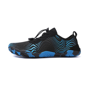 Sandales unisexes imprimées avec motif contour, chaussures décontractées respirantes à cordon de serrage à fermeture rapide, chaussures de marche antidérapantes pour la plage et la natation - Product Image 1