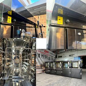 <span class=keywords><strong>Four</strong></span> à pain à convection à air chaud numérique de qualité industrielle JIM-MATE |   <span class=keywords><strong>Four</strong></span> à circulation d'air chaud à 5 plateaux supérieur et inférieur - Product Image 4