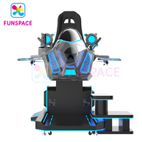 Parque de atracciones para juegos 9d Vr Parque temático Super Aircraft Racing Shooting Vr Máquina de juego Simulador de vuelo