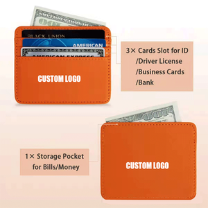 Portafoglio per <span class=keywords><strong>carte</strong></span> <span class=keywords><strong>di</strong></span> <span class=keywords><strong>credito</strong></span> in pelle con porta <span class=keywords><strong>carte</strong></span> <span class=keywords><strong>di</strong></span> <span class=keywords><strong>credito</strong></span> in Pu Premium con Logo personalizzato Hassion - Product Image 3