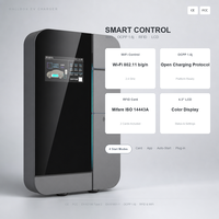 Cargador de Pared para Vehículos Eléctricos de 11 kW, Tipo 1, Tipo 2, GBT, J1772, Salida de 32 A con WiFi, RFID, Certificación UL, DLB para Uso en Garajes Residenciales en EE. UU., WrightCharge