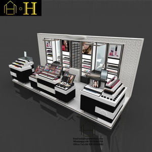 Hopping Mall Popup En Bois Blanc Rose Belle Jeunesse Fille Maquillage Cosmétiques <span class=keywords><strong>Kiosque</strong></span> Cosmétique Affichage - Product Image 6