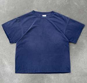 Camiseta Personalizada con Efecto Desgastado, 100% Algodón, Cuello Redondo, Tejido Grueso French Terry, Estilo Vintage, Lavado Ácido, Talla Grande para Hombre - Product Image 3