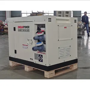 residential self running generator 6 kw 6.5kva 7kw 9 kva air cool sound proof diesel generator 8kv