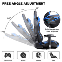 Chaise de jeu vidéo X Rocker pour adultes XL Floor Rocker Chair avec haut-parleurs audio intégrés