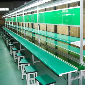 Double-sided electronic product PVC belt assembly line mobile phone accessories conveyor equipment Customize