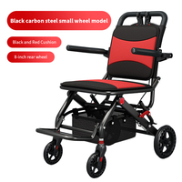 Accueil Personnes âgées Handcart pliable aide à la mobilité caddie quatre roues équipement de soins pour personnes âgées