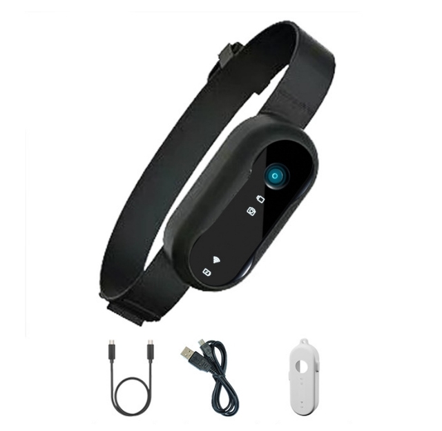 1080P Pet Dog Collar Camera Action Camera 4K Pocket Wearable Body Camera Pet Cat for Video Records