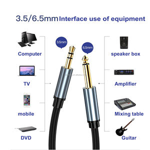 <span class=keywords><strong>สาย</strong></span><span class=keywords><strong>แปลง</strong></span>เสียงแบบ Y Splitter ขนาด <span class=keywords><strong>3.5</strong></span> มม. 1 หัวต่อชายเป็น 2 หัวต่อหญิง พร้อมสาย<span class=keywords><strong>แปลง</strong></span>วิดีโอขนาด 6.35 มม. และสาย <span class=keywords><strong>USB</strong></span> <span class=keywords><strong>Aux</strong></span> - Product Image 4