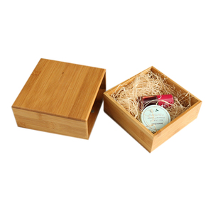 Elegant Small Bamboo Jewelry Box Wooden Drawer Box