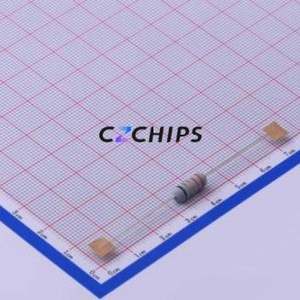 Résistance traversante KNP1W-3R3 5%-6T63, composant traversant (THT), D4.5xL11mm, bobinée, 3.3Ohm, 5%, 350V - Product Image 2