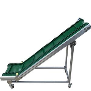 Gıda sınıfı beyaz yeşil 90 derece 180 derece dönüş pvc eğrisi bant konveyör - Product Image 2