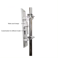 Point d'accès sans fil extérieur longue portée 12 km, antenne polarisée double 20 dBi, gain PTP/PTMP DLB 5-90-20ac 5 GHz 2x2 MIMO CPE, pont