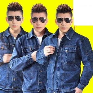 Tuta da Lavoro in Denim di Cotone, Uniforme per Saldatura, Abbigliamento da Officina, Tuta da Meccanico - Product Image 4