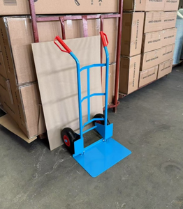 150kg zwaarlast roestvrijstalen 2-wielige opvouwbare buitenkar met handvat, zware transportkar, grotere OEM - Product Image 3