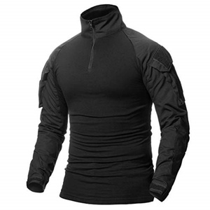 Tenue Tactique Homme : Chemise Ajustée Manches Longues Camouflage, T-shirt de Travail, Combinaison Frog - Product Image 4