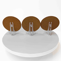 Sous-verre en bois MDF personnalisé, écologique, motif dessin animé, pour café, bière, boissons, impression couleur HD, échantillons gratuits