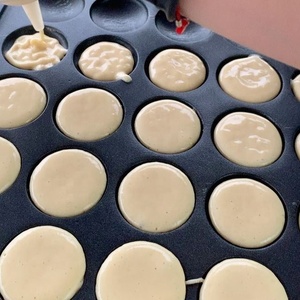 Machine à Poffertjes Mignonne pour 25 <span class=keywords><strong>Mini</strong></span>-Crêpes Néerlandaises Rondes - Product Image 3