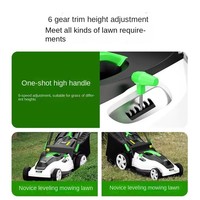 Cortadora de Césped Manual Vetex al por Mayor, 220V, Cortadora de Césped Eléctrica con Cable, Cortadora de Césped Ecológica con Ruedas para Jardín Doméstico
