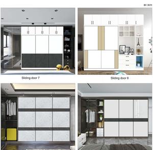 <span class=keywords><strong>Armario</strong></span> Moderno <span class=keywords><strong>Blanco</strong></span> de 3 <span class=keywords><strong>Puertas</strong></span> con Bisagras, Desmontable, Duradero, de Madera Maciza Laminada, Mueble de Dormitorio para Uso Doméstico o Hotelero - Product Image 2