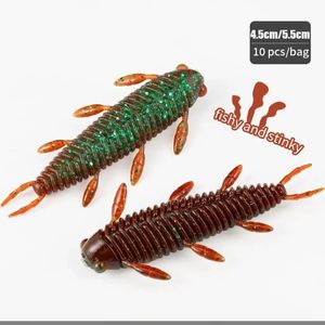 เหยื่อปลอมแบบนิ่ม PVC รูปทรงไข่แมลงปอ 10 ชิ้น แบบจมช้า สำหรับตก<span class=keywords><strong>ปลา</strong></span>แบสและ<span class=keywords><strong>ปลา</strong></span>ชะโด - Product Image 4