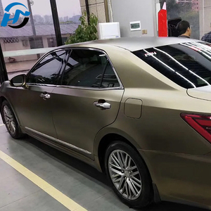 PET TPU Cast Self Repair Self Healing Pearl Metal Satén Mate Metálico Marrón 1,52x18M/5x60FT Car Wrap Vinilo 5x60FT Pegatinas para autos - Product Image 3