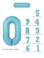 Ballon en aluminium numérique de 40 pouces pour anniversaire, fête, décoration de vacances, cadeau, ballons en aluminium numériques de grande taille, vente en gros, usine