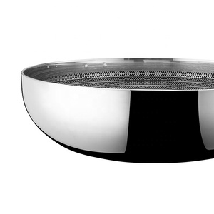 Utensilios de cocina antiadherentes de 3 capas, <span class=keywords><strong>Wok</strong></span> de cocina china de 28cm, sartén de acero inoxidable 304 - Product Image 2