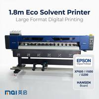 Imprimante éco-solvant grand format INQI XP600 1,8 m (6 pieds) à tête d'impression unique, machine jet d'encre rouleau à rouleau pour bannières, vinyles et autocollants