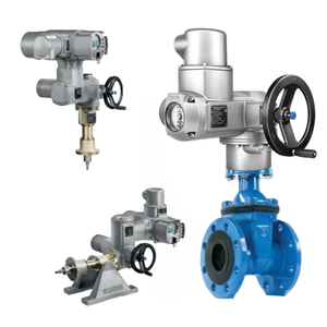 Actionneur de régulation AUMA SQR avec unité de poussée linéaire <span class=keywords><strong>LE</strong></span> et unité de commande AC 01.2 pour vanne électrique industrielle - Product Image 2