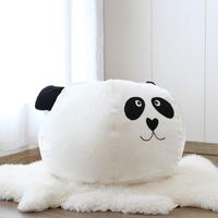 Populaire enfants Panda pouf canapé paresseux canapé sac salon adolescent chambre décor pouf pouf chaise moderne confortable pouf couvre