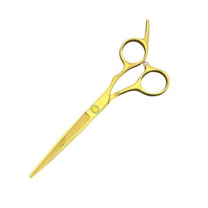 Tijeras de Peluquería Profesionales Doradas de 6 Pulgadas para Diestros, para Uso en Salones de Belleza, Tipo de Cuchilla Estándar - Product Image 4
