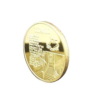 เหรียญไทเทเนียมสำหรับเป็นของขวัญสุดเพอร์เฟกต์งานหัตถกรรมโลหะชุบทอง - Product Image 5