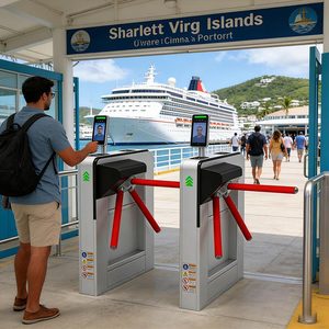 Torniquete <span class=keywords><strong>de</strong></span> acceso con tarjeta IC para miembros, puerta giratoria <span class=keywords><strong>de</strong></span> control <span class=keywords><strong>de</strong></span> acceso para campos <span class=keywords><strong>de</strong></span> golf - Product Image 6