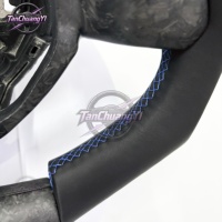 Volant de voiture en fibre de carbone avec forme F1 forgée pour Lamborghini Huracan 2014-2023, livraison rapide d'usine