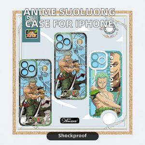 Anime <span class=keywords><strong>One</strong></span> <span class=keywords><strong>Piece</strong></span> Suoluong Cartoon Print Soft TPU Mobile Phone Case pour <span class=keywords><strong>iPhone</strong></span> 16 15 14 Plus 13 12 Mini <span class=keywords><strong>11</strong></span> <span class=keywords><strong>Pro</strong></span> Max XS XR - Product Image 2
