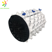 Pot de pépinière en plastique de 2 gallons pour la repousse rapide des racines, idéal pour la plantation de fleurs et de légumes dans les jardins et pépinières