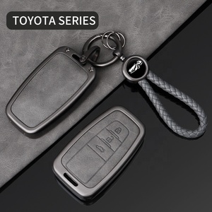 Logotipo personalizado 3 botones <span class=keywords><strong>Smart</strong></span> Remote <span class=keywords><strong>Car</strong></span> <span class=keywords><strong>Key</strong></span> Shell Aleación de cuero Reemplazo de llaves Fob Case Cover - Product Image 6